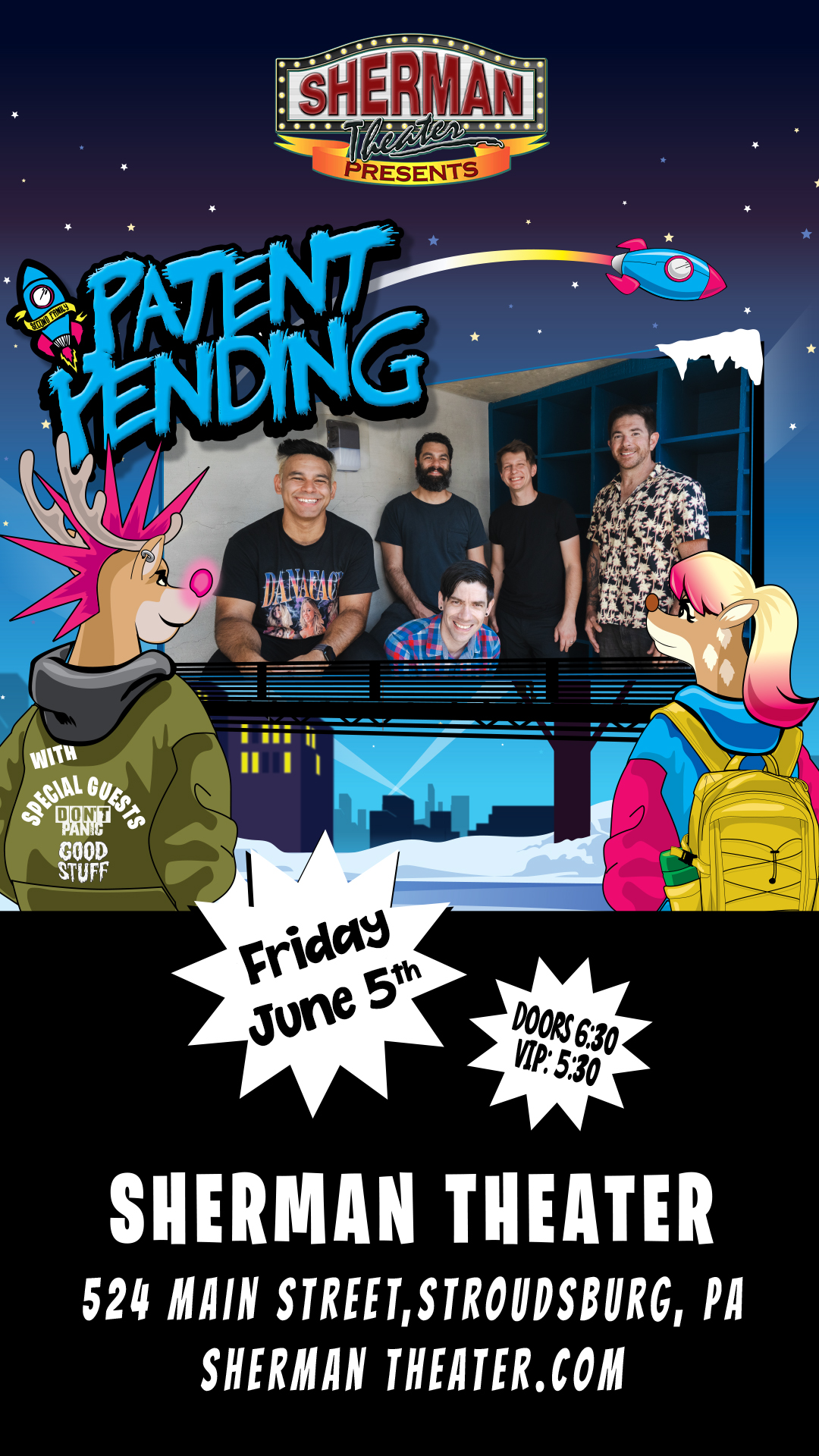 Friday, June 05 Doors: 6:30 pm // Show: 7:30 pm