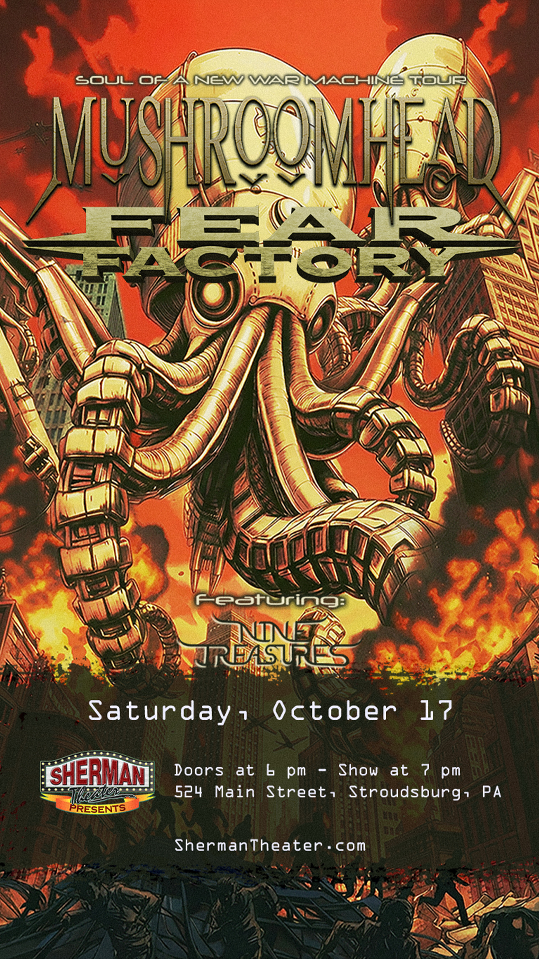 Saturday, October 17 Doors: 6 pm // Show: 7 pm  $30 to $41.05 (fees included)