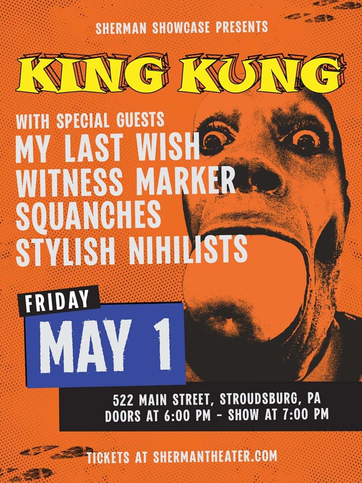 Friday, May 01 Doors: 6 pm // Show: 6:30 pm  $15 to $21.10 (fees included) 