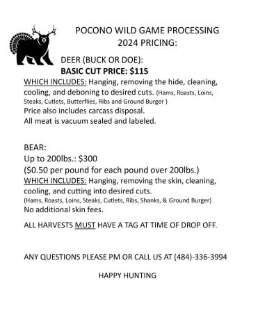 Pocono Wild Game Processing
