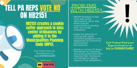 Tell PA reps to vote NO