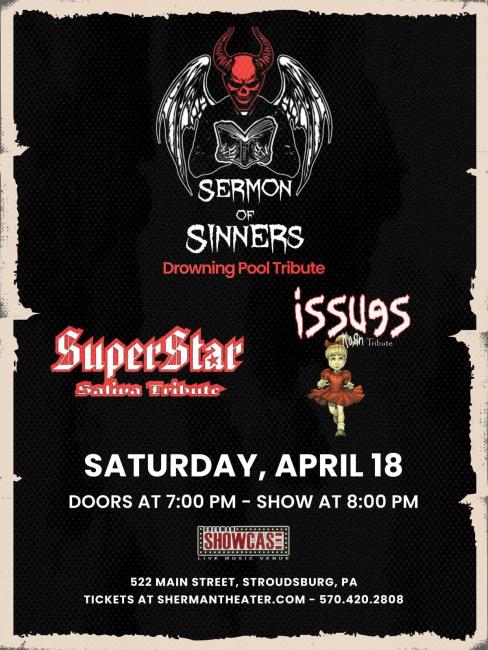 Saturday, April 18 Doors: 7 pm // Show: 8 pm