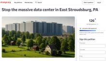 Stop the massive data center in East Stroudsburg, PA