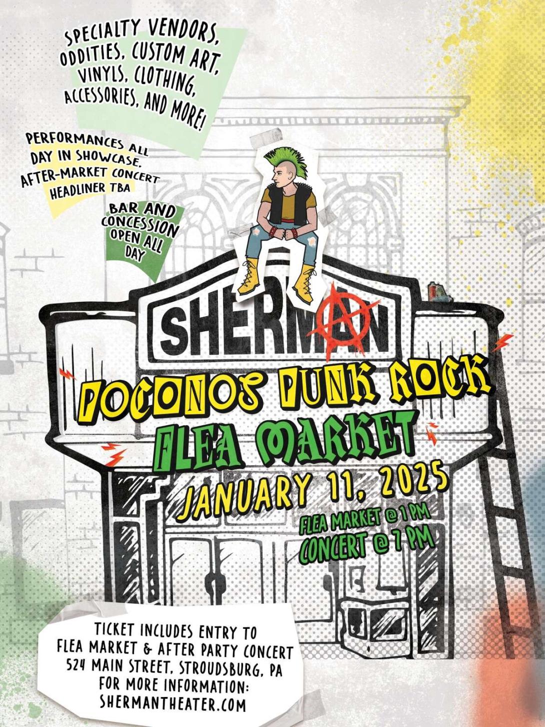 pocono punk rock flea market