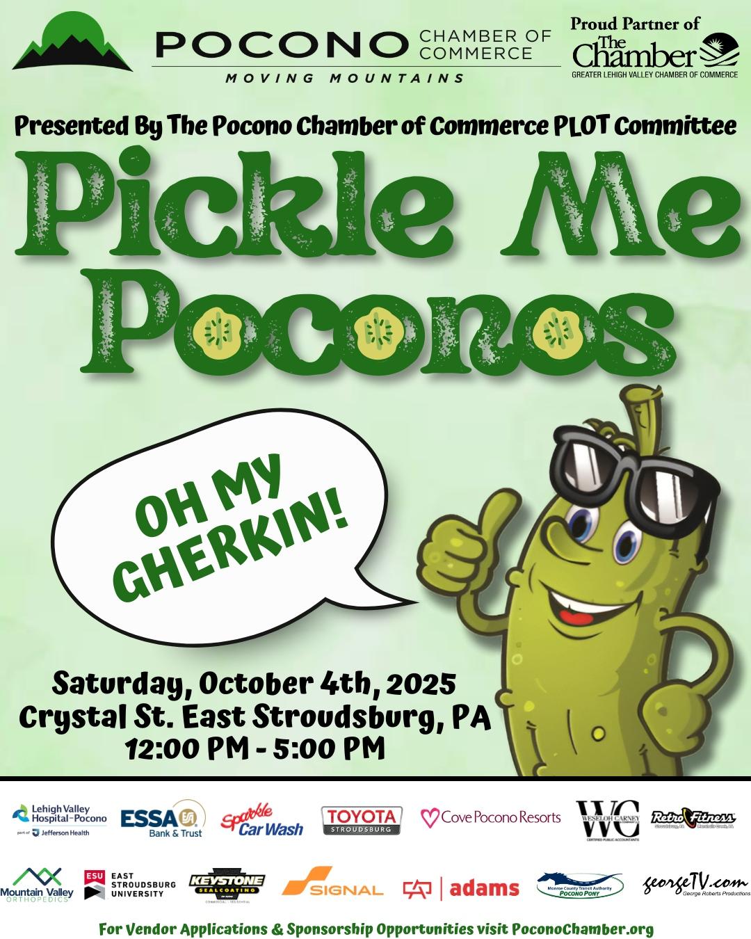 pickle me poconos