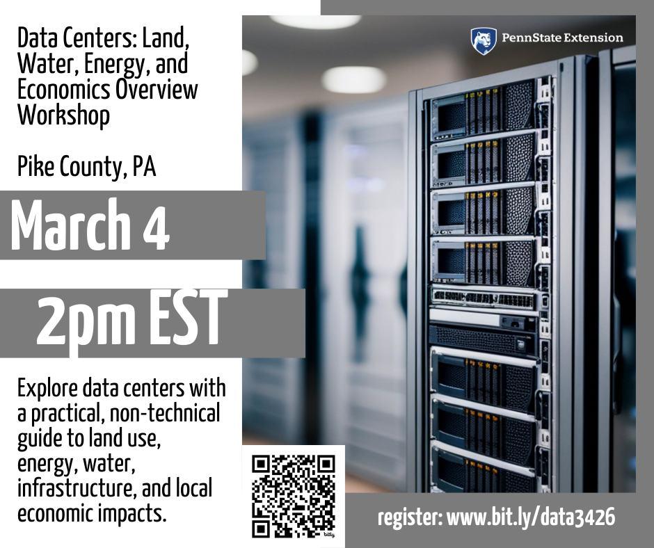 Data Centers: Land, Water, Energy, and Economics Overview