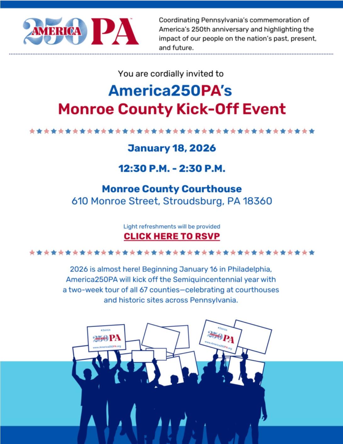 monroe county kick off