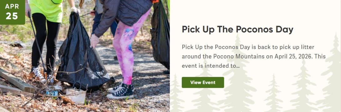 Pick Up the Poconos Day