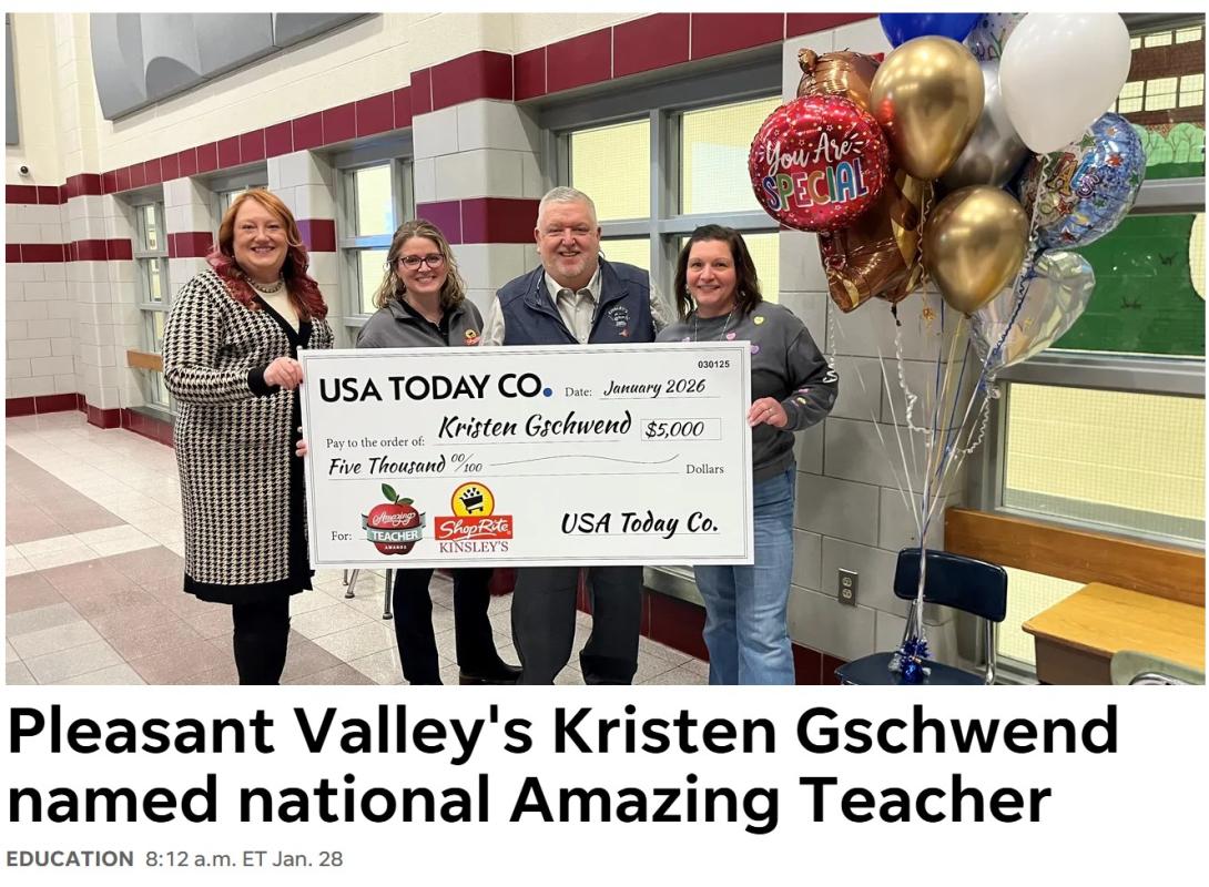 amazing teacher award