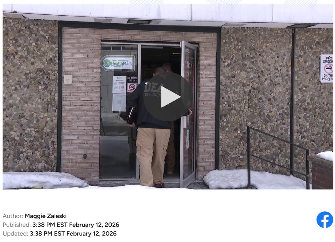 Federal agents seen at independent pharmacy in East Stroudsburg