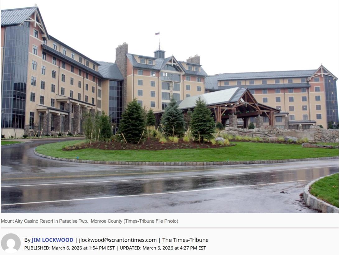 Mount Airy Casino Resort settles lawsuit with table games dealers for $2.3M