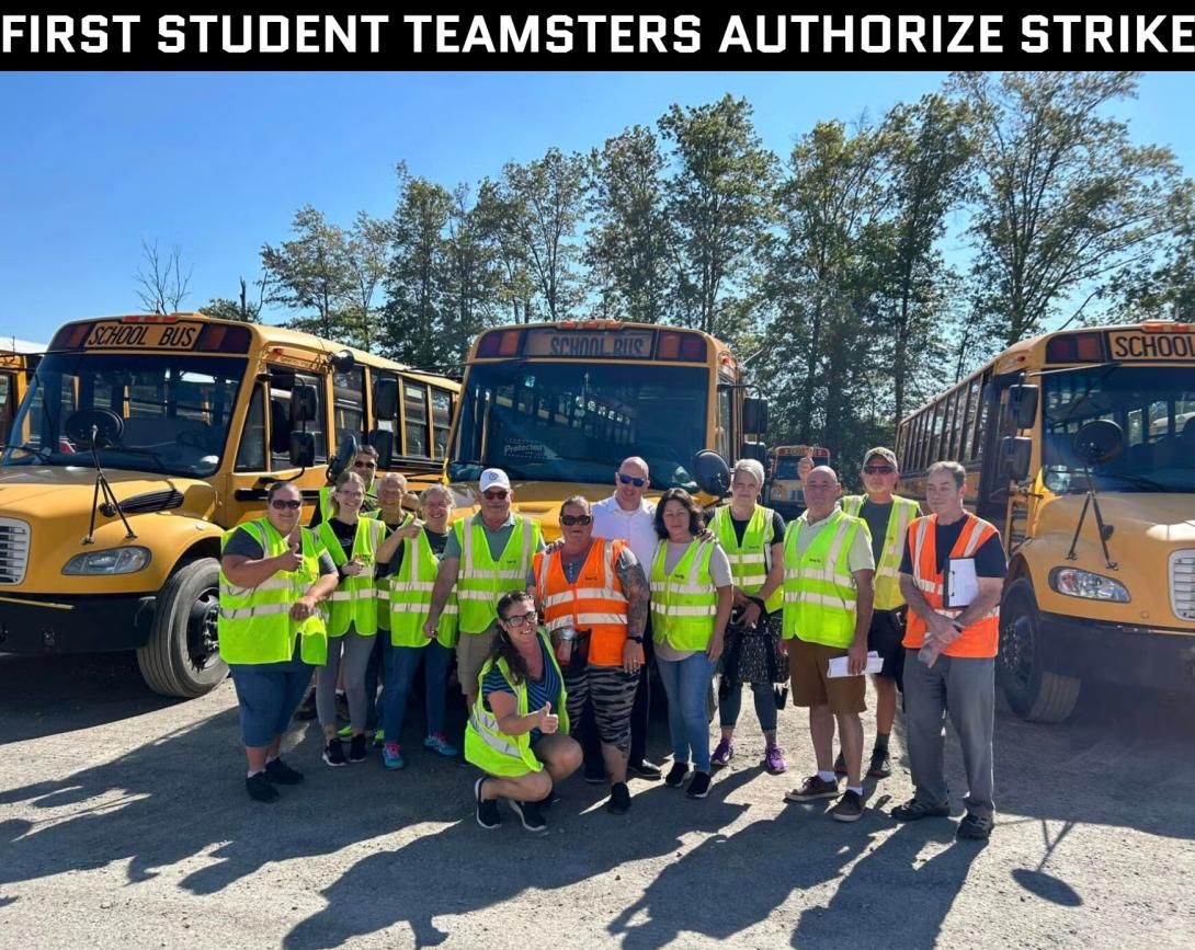 First Student Teamsters Authorize Strike